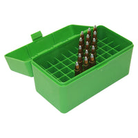 MTM 50 Round Flip Top Ammo Box Green