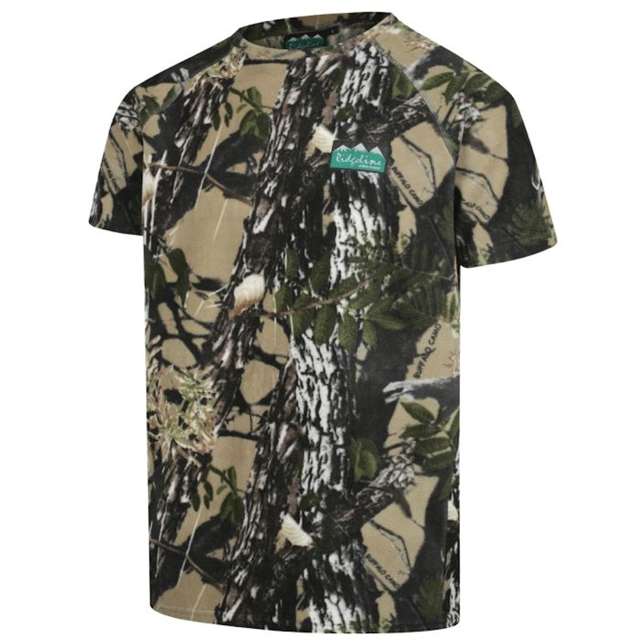 Ridgeline Alps Fleece Tee in Buffalo Camo