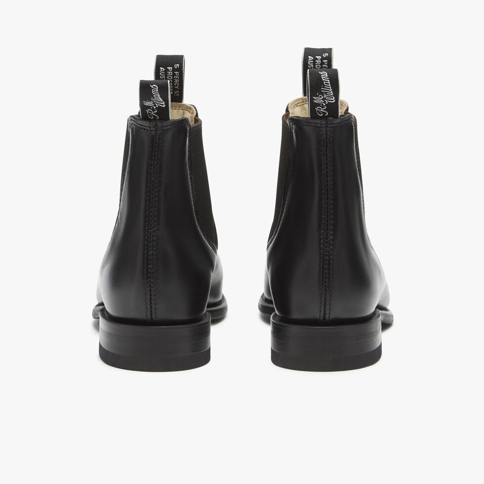 Back of Black R.M.Williams Dynamic Flex Craftsman Boots