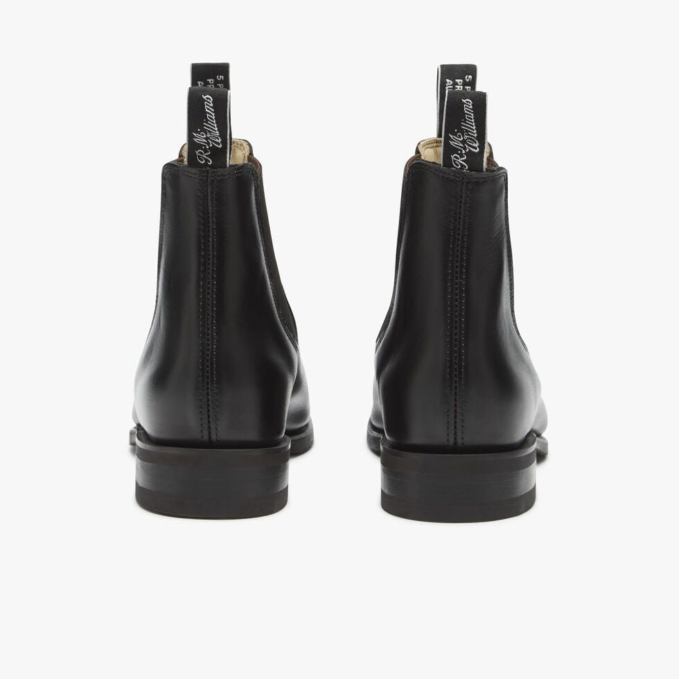 Back of Black R.M.Williams Comfort Craftsman Boots