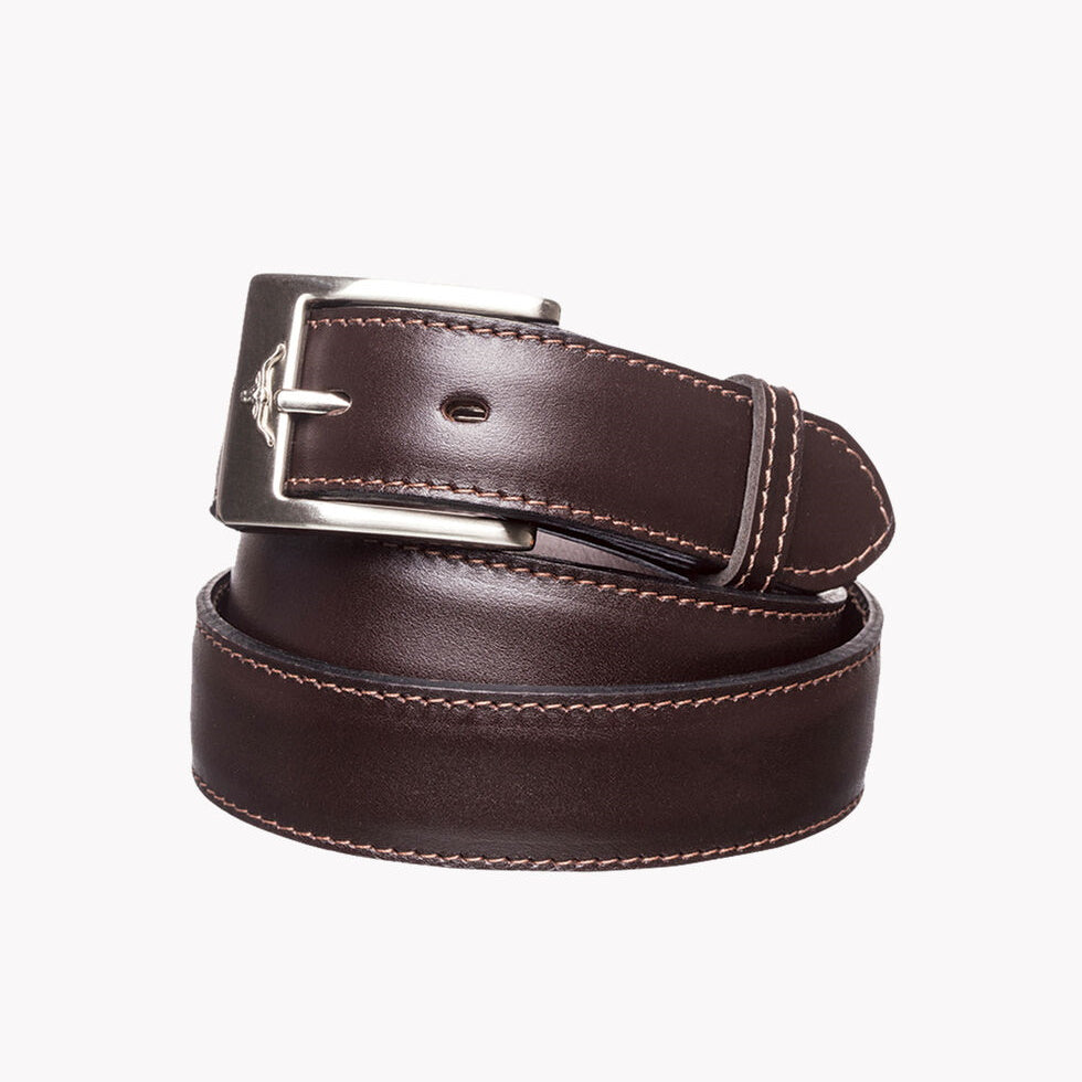 R.M.Williams Mens Dress Belt in Chestnut
