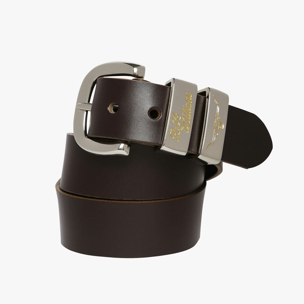 R.M.Williams Jerrawa Belt in Chestnut