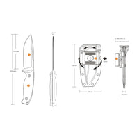 Ruike Knives F118-G Jager Fixed Blade Knife