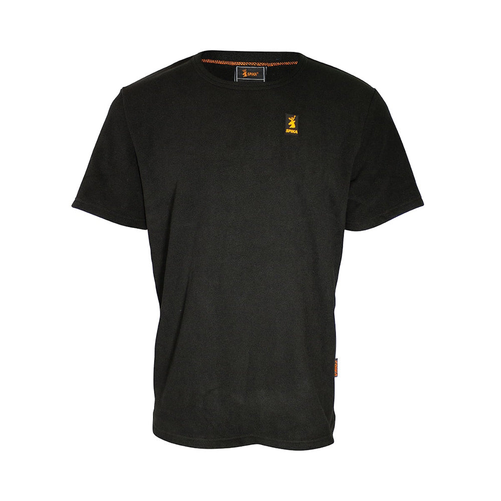 Spika Men's Alpine Fleece T-Shirt in Black