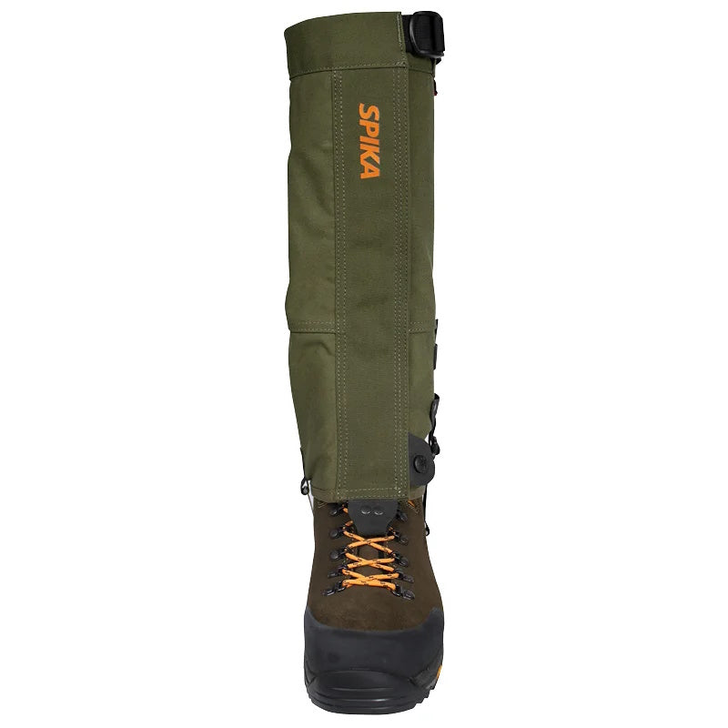 Front of Olive Spika Strike Gaiter