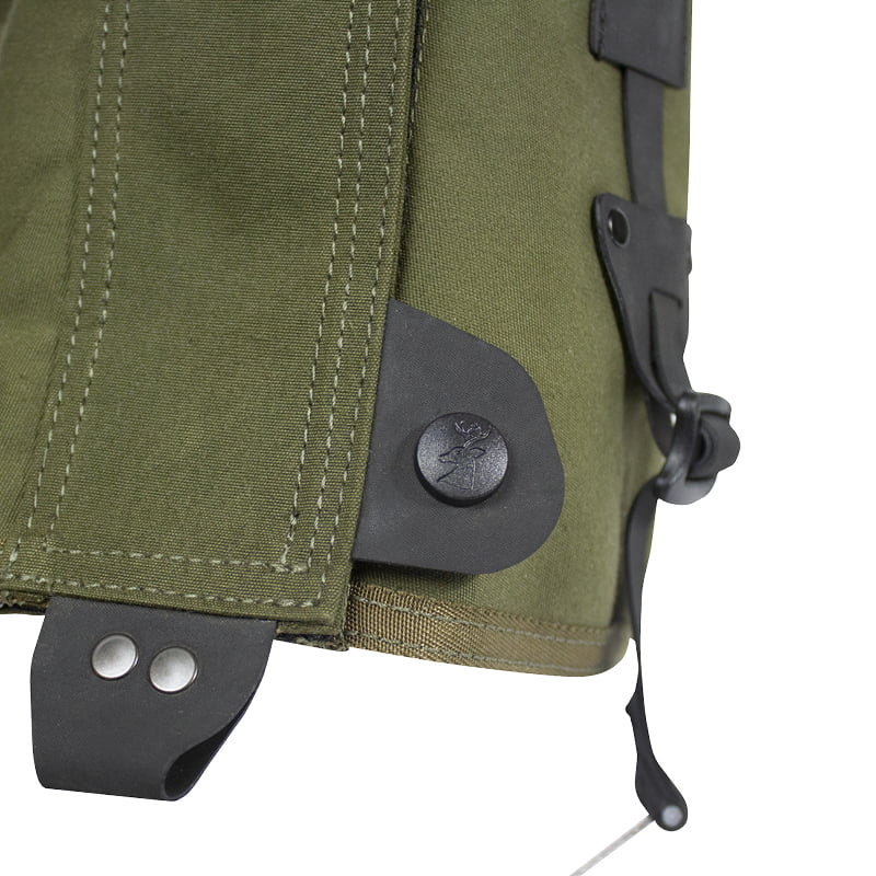 Close up of press stud on Spika Strike Gaiter