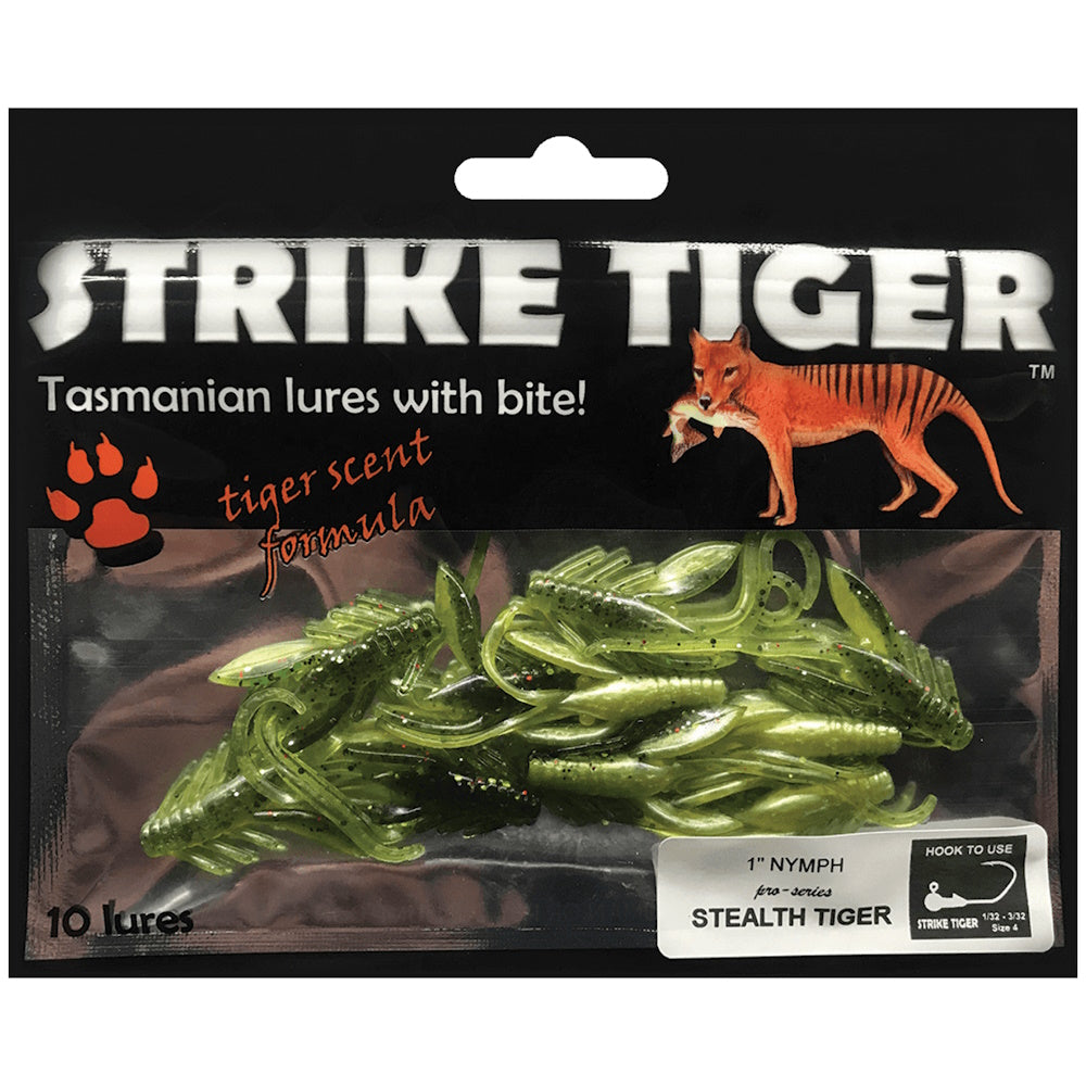 Strike Tiger Lure Nymph Pro Series in Stealth Tiger