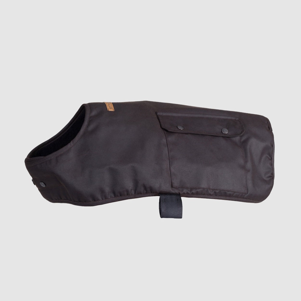 Styx Mill Oilskin Brown Lined Dog Coat