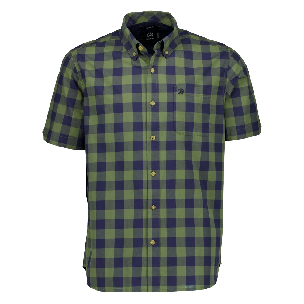 Swanndri Rings Beach Short Sleeve Cotton Shirt