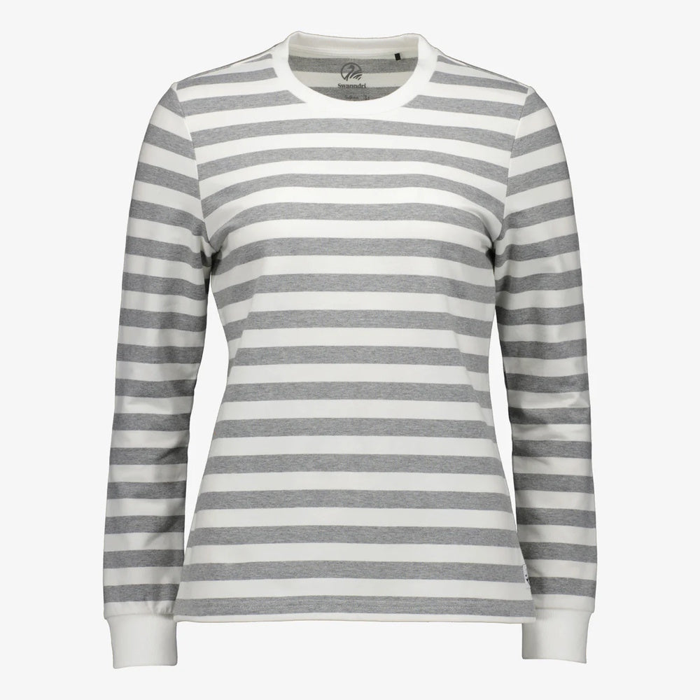 Swanndri Womens Papamoa Long Sleeve Stripe T-Shirt