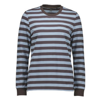 Swanndri Womens Papamoa Long Sleeve Stripe T-Shirt