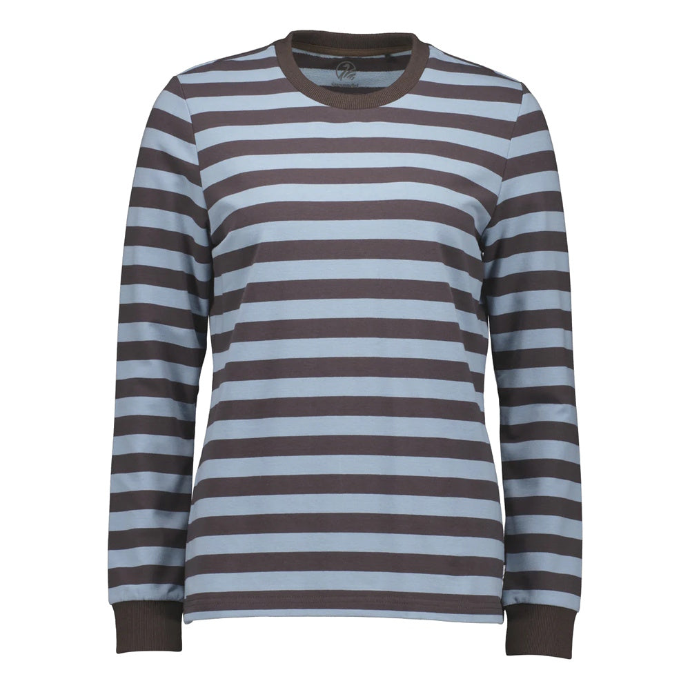 Swanndri Womens Papamoa Long Sleeve Stripe T-Shirt