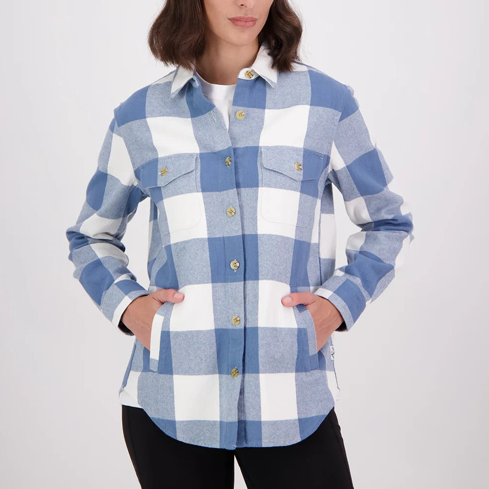 Swanndri Womens Rapaki Long Sleeve Shacket