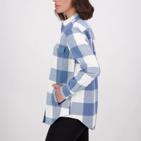 Swanndri Womens Rapaki Long Sleeve Shacket