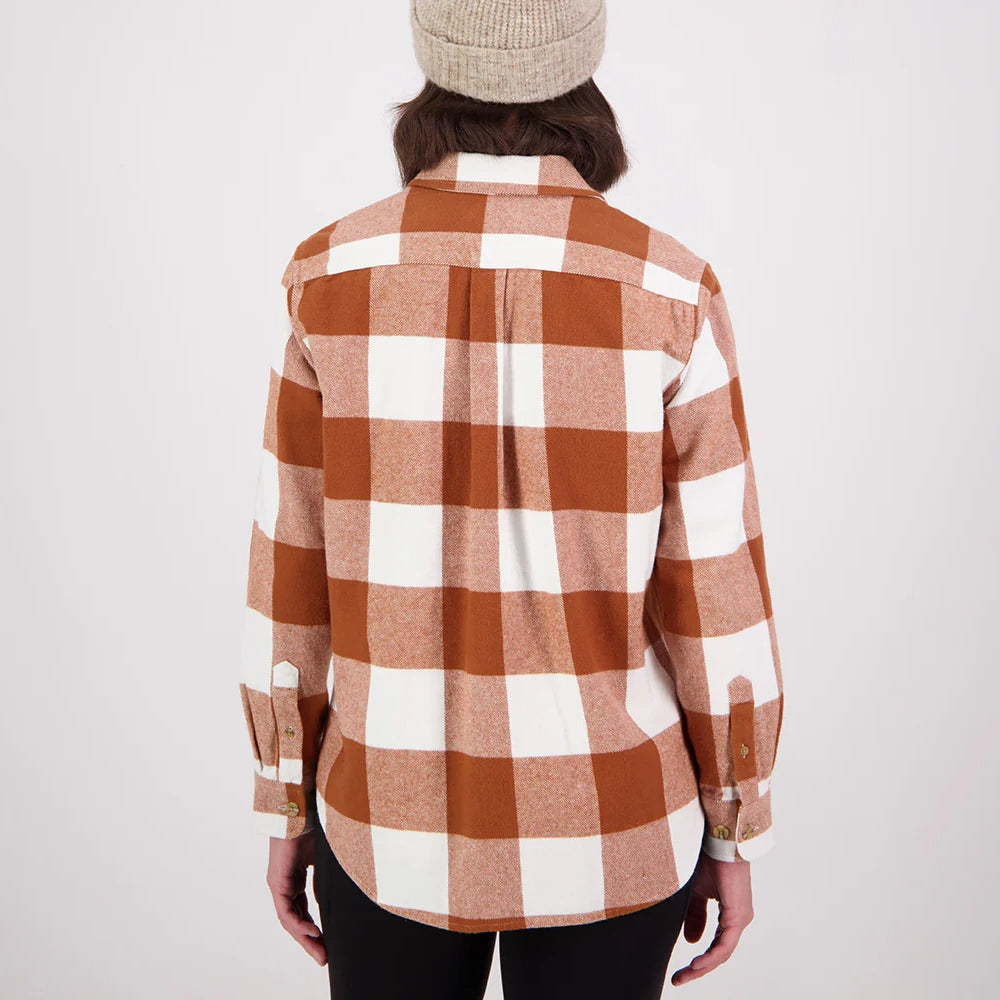 Swanndri Womens Rapaki Long Sleeve Shacket