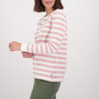 Swanndri Womens Papamoa Long Sleeve Stripe T-Shirt