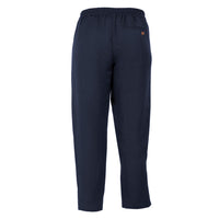 Back of Navy Thomas Cook Womens Ellie Linen Crop Pants