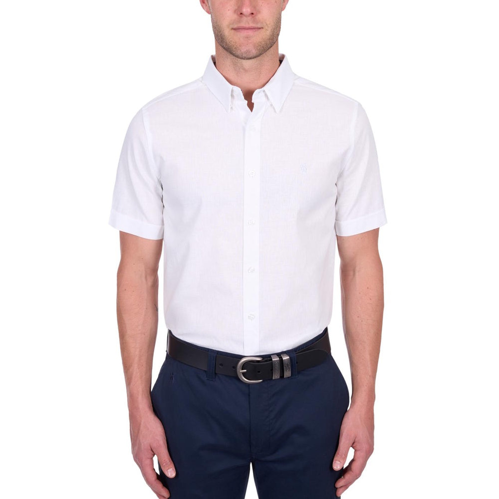 Thomas Cook Mens TC Linen Short Sleeve Shirt