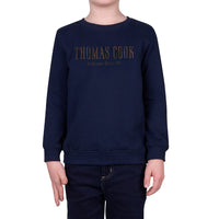 Front of Navy Thomas Cook Boys Thomas Crew