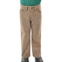 Front of Thomas Cook Kids Stretch Regular Fit Moleskin Jeans in Sand