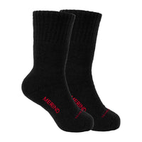 Thomas Cook Merino Socks Twin Pack in Black