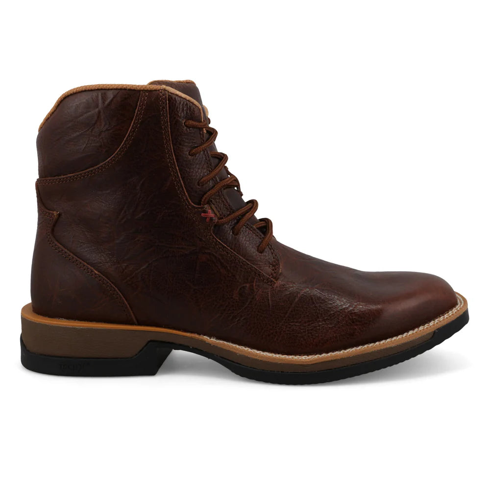 Twisted X Mens 6 Inch Tech X1 Zip Side Boots