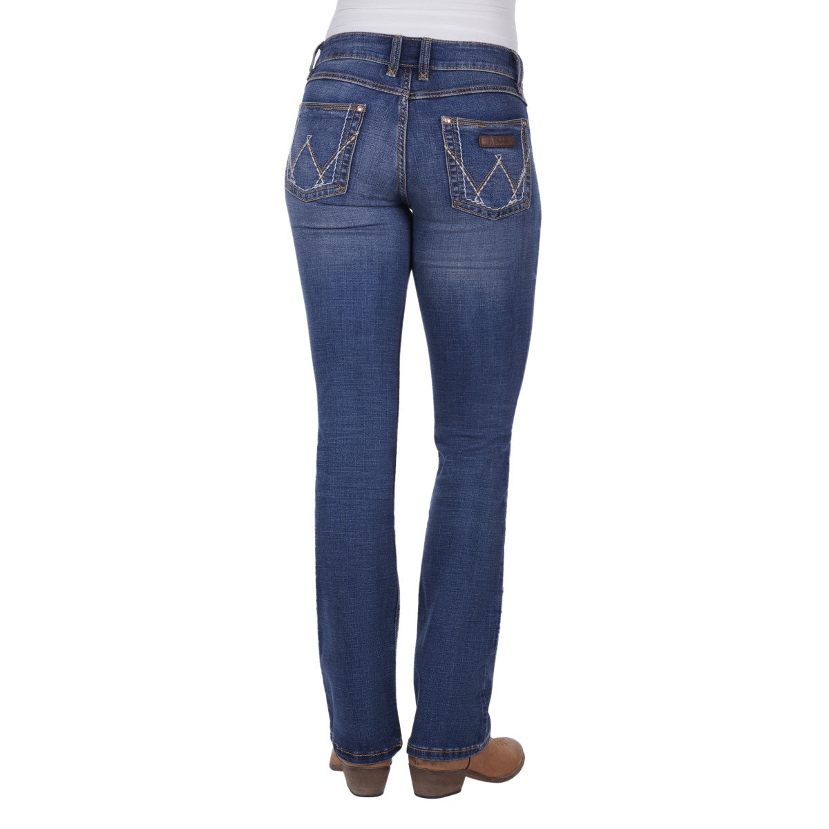 Wrangler® Womens Mid Rise Boot Cut Jeans