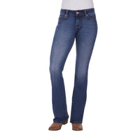 Wrangler® Womens Mid Rise Boot Cut Jeans
