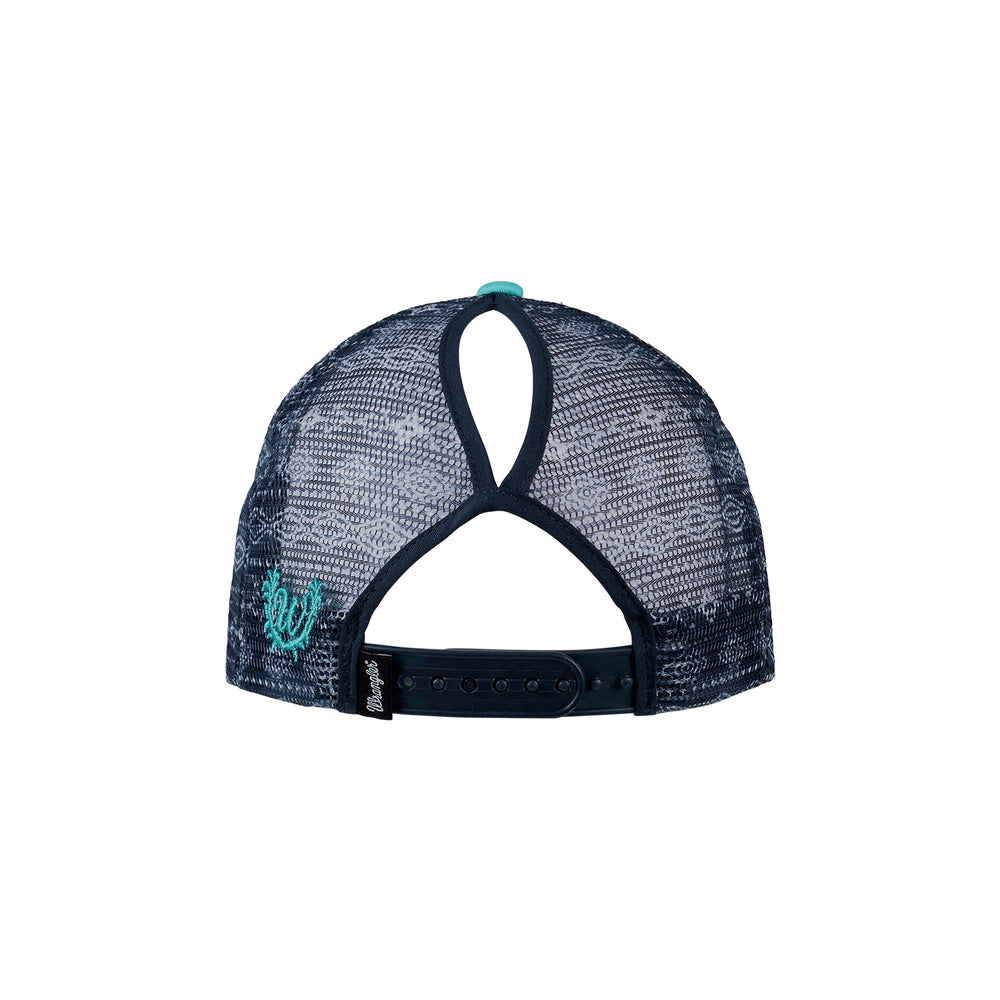 Wrangler® Quinn High Profile Ponytail Trucker Cap
