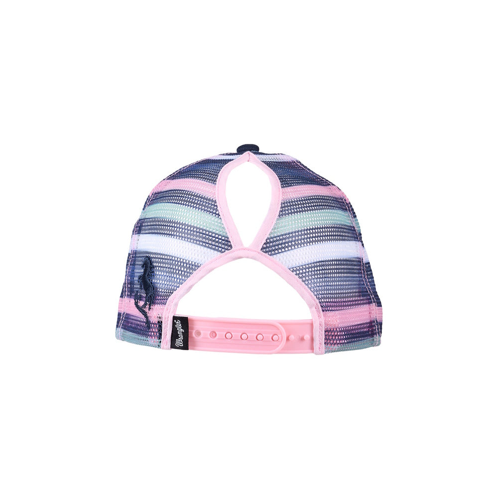 Back of Wrangler Kids Tori Trucker Cap