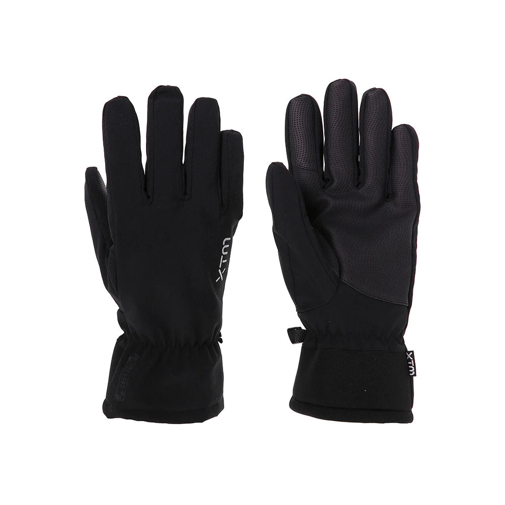 XTM Unisex Tease II Softshell Gloves in Black