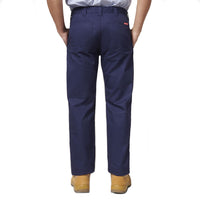 Back of Hard Yakka Cotton Drill Pants in Navy