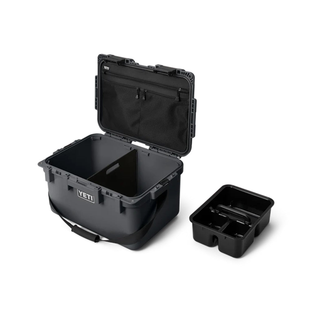 Open Yeti LoadOut GoBox 30 Gear Case with tray removed