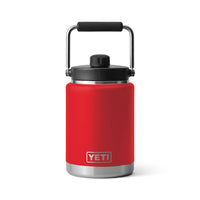 Front of Rescue Red Yeti Rambler Half Gallon Jug