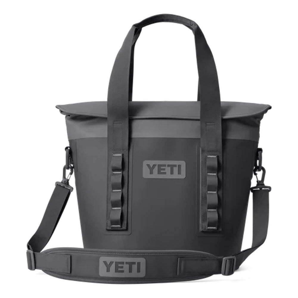 Front of Charcoal Yeti Hopper M15 Soft Cooler