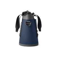 Side of Navy Yeti Hopper M15 Soft Cooler