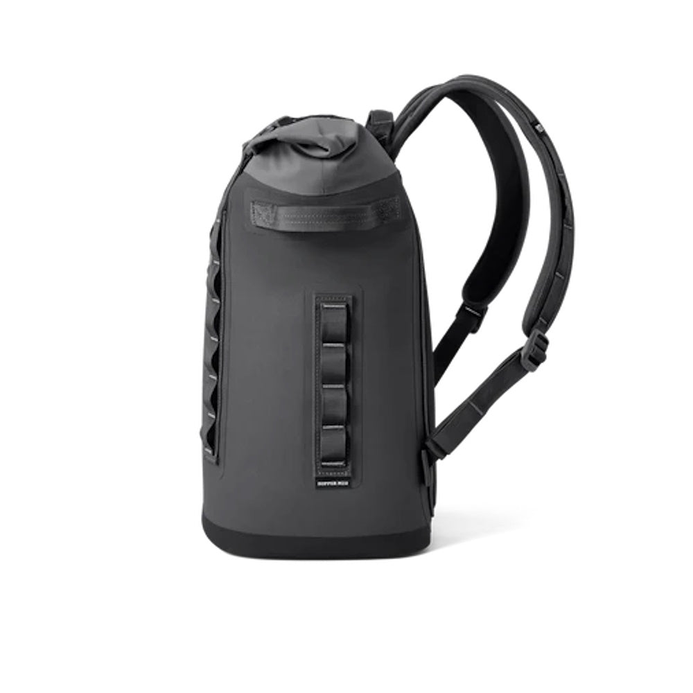 Side of Charcoal Yeti Hopper M20 Backpack