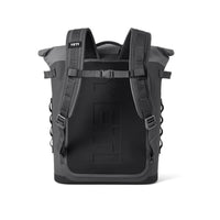 Back of Charcoal Yeti Hopper M20 Backpack