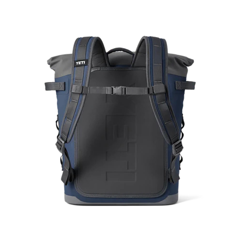 Back of Yeti Hopper M20 Backpack in Navy