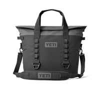 Front of Charcoal Yeti Hopper M30 Soft Cooler