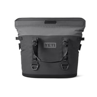 Front of Charcoal Yeti Hopper M30 Soft Cooler