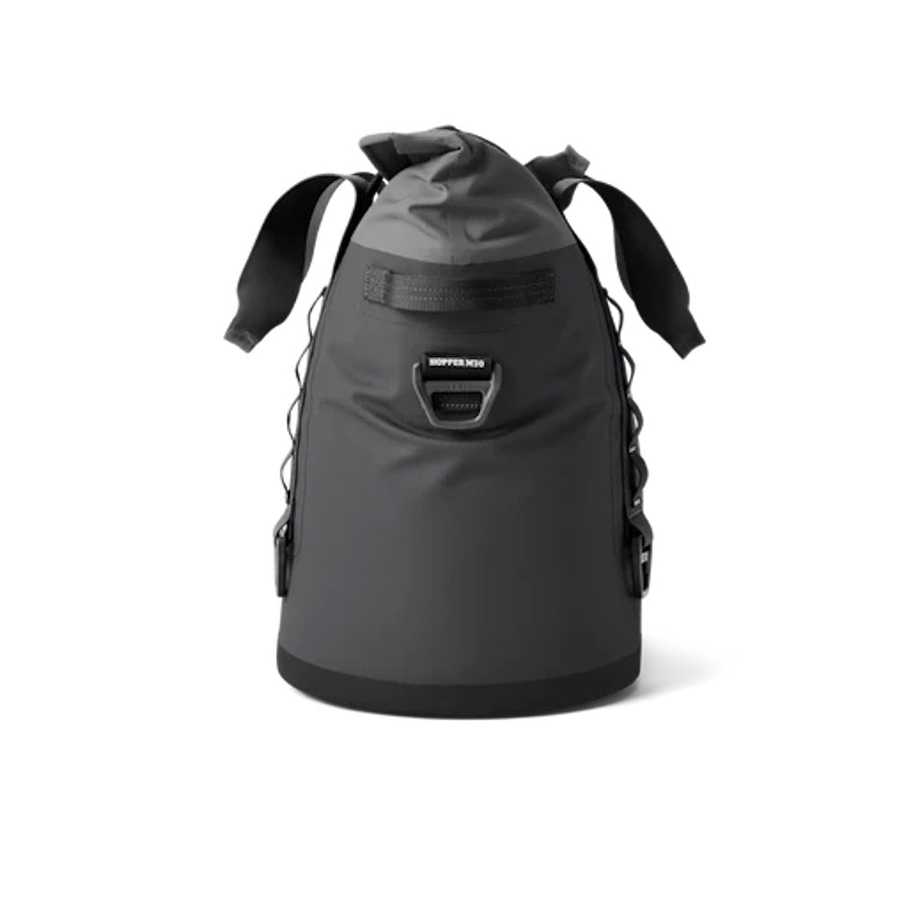 Side of Charcoal Yeti Hopper M30 Soft Cooler