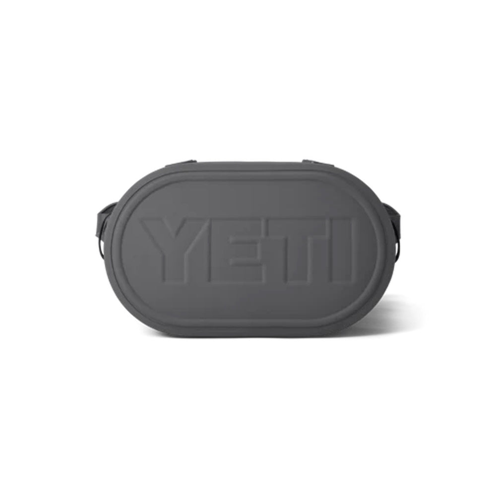 Bottom of Navy Yeti Hopper M30 Soft Cooler