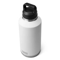 Top down of White Yeti Rambler 64oz Bottle with Chug Cap