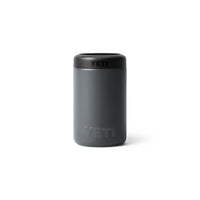 Back of Charcoal Yeti Rambler 375ml Colster
