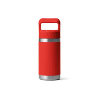 Back of Canyon Red Yeti Rambler Jr 12oz Kids Bottle