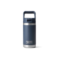 Front of Navy Yeti Rambler Jr 12oz Kids Bottle