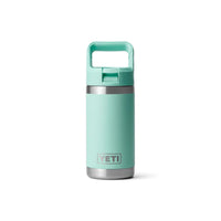 Front of Seafoam Yeti Rambler Jr 12oz Kids Bottle