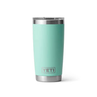 Front of Seafoam Yeti Rambler 20oz Tumbler with MagSlider Lid