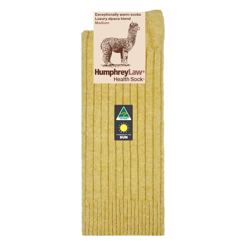 Chinese Yellow Health Socks